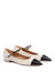 Monty Flats - Cream Black