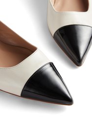 Monty Flats - Cream Black