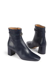 Natalia Midnight Calf Leather Ankle Boot