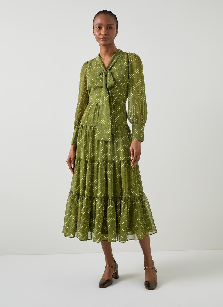 POLLY DRESSES - Olive/Birch