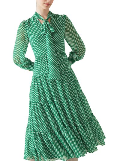 L.K. Bennett Polly Malachite/ Birch Dress product