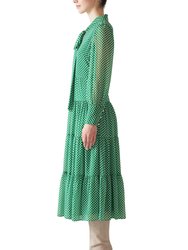 Polly Malachite/ Birch Dress