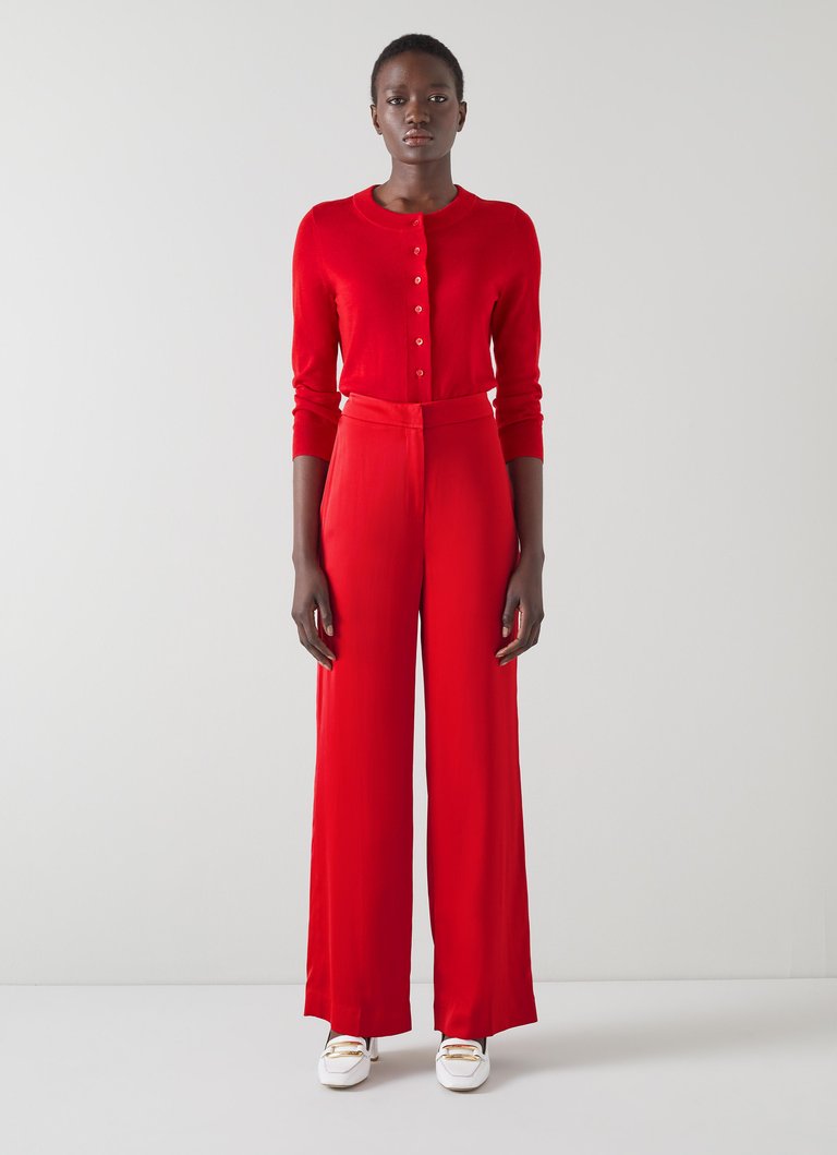 Seydoux Cherry Trouser - Cherry