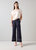 Sophia Trousers - Spring Navy/Ecru