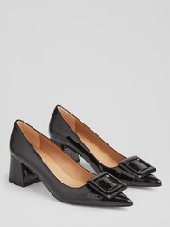 Tia Closed Courts Heel - Black