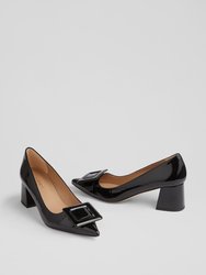 Tia Closed Courts Heel - Black