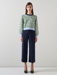 Tk Ruth Knitted Tops - Navy Multi