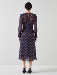 Wren Spring Navy Multi Dress