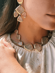 Sea Glass Collar Necklace