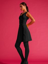 A-Line Cocktail Dress With Soft Accent Folds