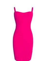 Bodycon Dress With Shoulder Straps