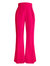 High-Waist Bell Bottom Pants - Magenta Pink