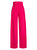 High-Waist Wide-Leg Trousers - Magenta Pink