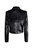 Lurex Velvet Cropped Blazer