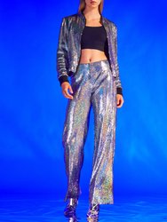 Psychedelic Straight Legged Sequin Pants