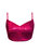 Sequined Crop Top With Fine Straps - Magenta Sequin