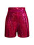 Sequined High-Waist Shorts - Magenta Sequin