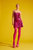 Sequined Mini Camisole Dress - Magenta Sequin