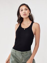 Essential Ribbed Racer Tank