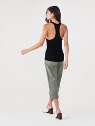 Essential Ribbed Racer Tank