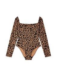 Leopard Long Sleeve Bodysuit