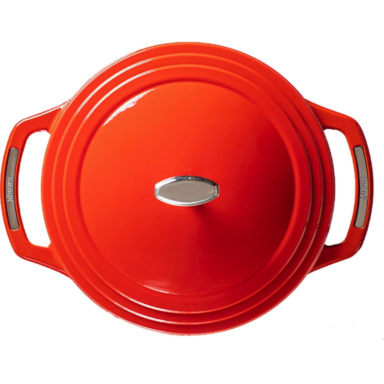 7.5 Qt. Enameled Cast Iron Dutch Oven - Smooth Sailing