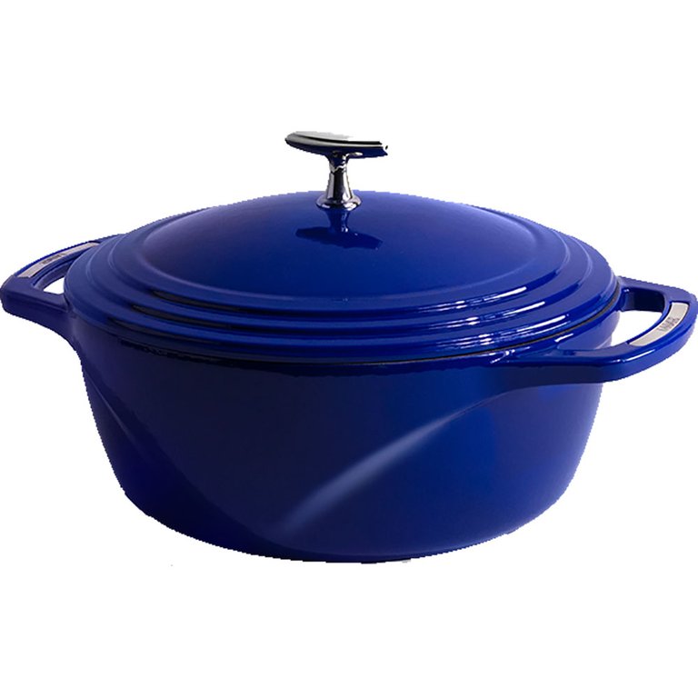 7.5 Qt. Enameled Cast Iron Dutch Oven - Smooth Sailing - Smooth Sailing