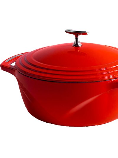 Lodge Enameled Cast Iron Dutch Oven - Cherry On Top product