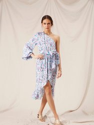 Lorelei Midi Dress - Blue