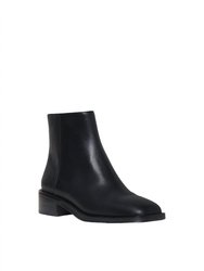 Beck Leather Ankle Booties - Black