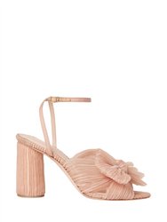 Camellia Pleated Bow Heel