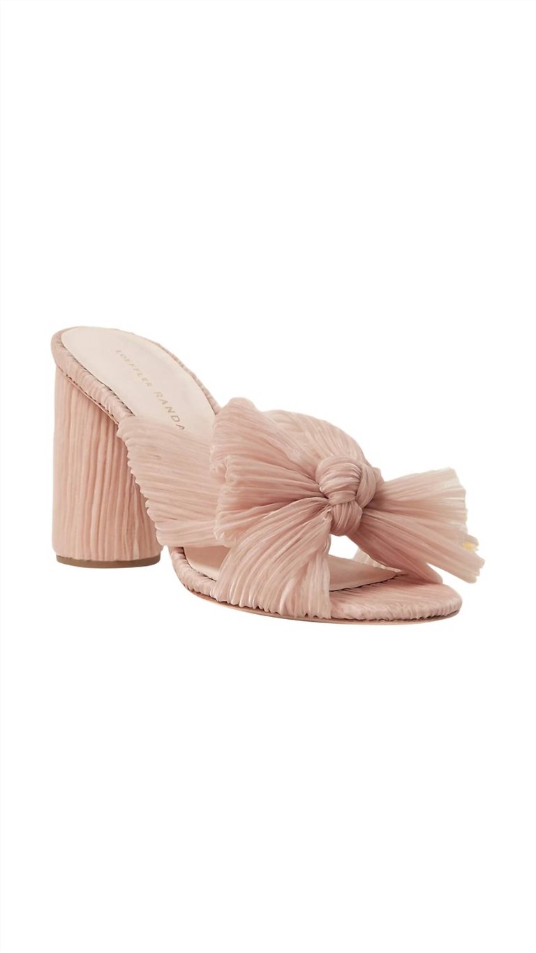 Penny Pleated Bow Heel - Beauty