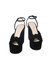 Roz Knot Platform Sandal In Black