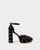 Selina Black Closed Toe Platform In Black