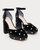 Selina Black Closed Toe Platform In Black