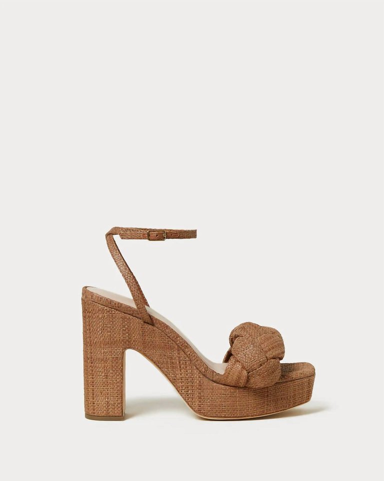 Women's Fae Platform Heeled Sandal In Brown - Brown