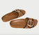 Women's Iris Flat Sandal In Cacao