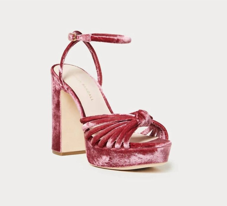 Women's Rivka Knot Platform Sandal In Tea Rose