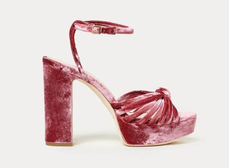 Women's Rivka Knot Platform Sandal In Tea Rose - Tea Rose