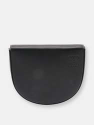 Loewe Bolso Heel Mini Bag Leather Clutch - Black