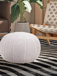 Bryden Pouf Cotton Yarn Ottoman