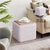 Deonte Pouf, Cotton Yarn Ottoman - White