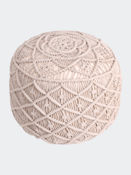 Kipton Pouf Cotton Yarn Ottoman