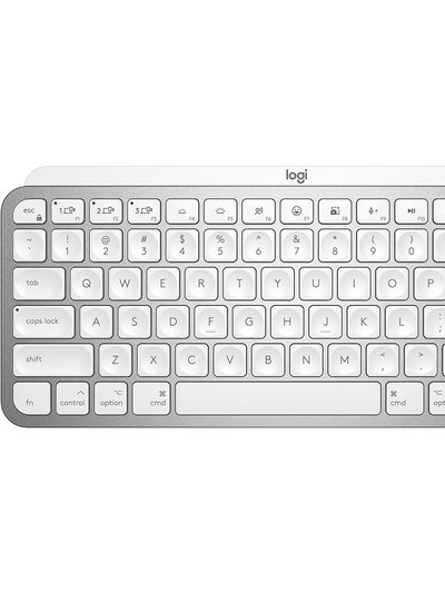 Logitech MX Keys Mini TKL Bluetooth Keyboard For Apple mac OS iPad OS - Pale Gray product