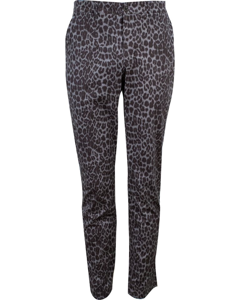 Charles Leopard Pants - Black - Charles Leopard Black