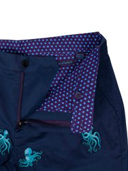 Charles Octopus Embroidery Pants