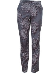 Charles Random Paisley Pants - Smoke - Charles Random Paisley Smoke