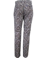 Charles Skull Paisley Pants - Grey