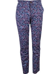 Charles Skull Paisley Pants - Sapphire - Sapphire