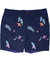 Edward Flower Embroidery Short - Navy - Edward Flower Embroidery Navy